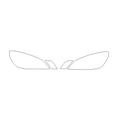 VOLVO S60 II (2) ön FL far / ön lamba koruyucu filmler (2010-2013)