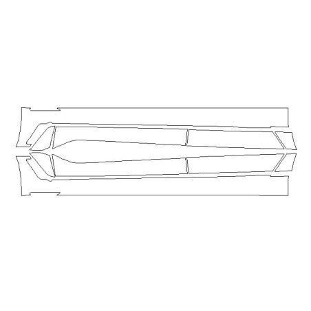 BMW 6 G32 Gran Tourismo koruyucu filmler / dış kapı altları ve eşikler için koruma filmi (2018-)