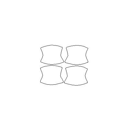 Láminas de protección para tiradores de puertas BMW 1 E87 (2004-2011)
