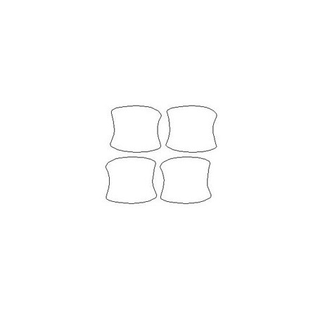 Audi Q3 I 8U omistetut suojakalvot ovenkahvoille (2012-2018)