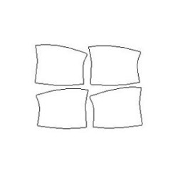 BMW 5 / M5 G30 / G31 op maat gemaakte beschermfolie voor deurklinken (2017-2024)