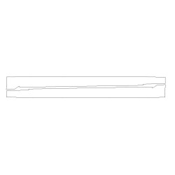 BMW 5 G30 / G31 eşikler için koruyucu filmler (2017-2024)