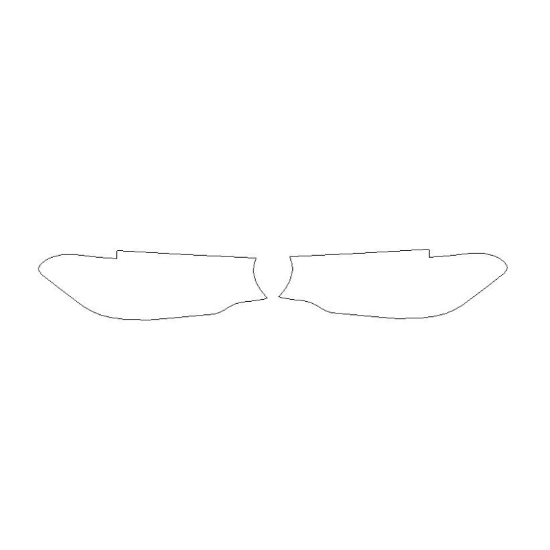 BMW 5 / M5 G30 / G31 reflektory / lampy przednie folie ochranné (2017-2020)