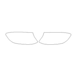 Προφυλακτήρες / φώτα μπροστά για τα φώτα των προβολέων του Mercedes GLC-Class X253 C253 πριν από...