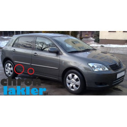 TOYOTA COROLLA E12 és E12 FL sárvédő védőfólia matrica (2002–2007)