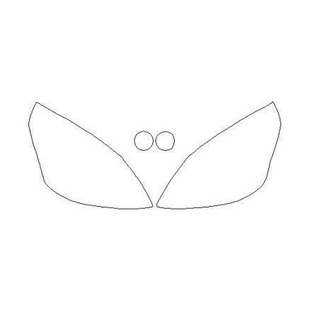 Προστατευτικές μεμβράνες φαναριών / φανών μπροστά Toyota Verso πριν το FL (2009-2013)