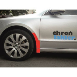 SKODA SUPERB II i II FL (2) naklejki / folie ochronne pod chlapacze przód tył błotnik 