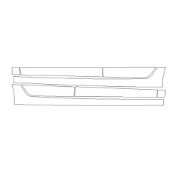 Audi A3 8V Sportback beschermfolie / beschermfolie voor dorpels en deuren (2013-2017)