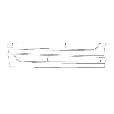 Audi A3 8V Sportback beschermfolie / beschermfolie voor dorpels en deuren (2013-2017)