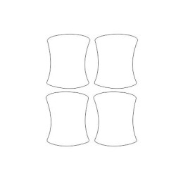 Προστατευτικά αυτοκόλλητα / μεμβράνες για τις λαβές των πορτών Mini Countryman I (2010-2016)