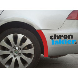 SKODA SUPERB II i II FL (2) naklejki / folie ochronne pod chlapacze przód tył błotnik 