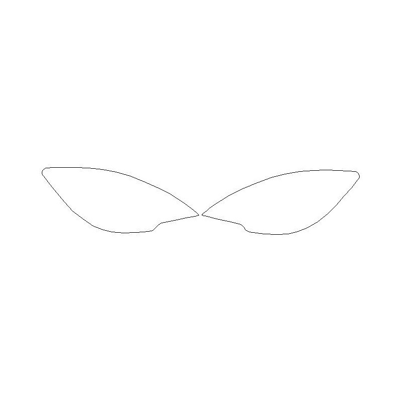 Opel Meriva B II vor FL Scheinwerfer / Frontlampen Schutzfolien (2010-2014)