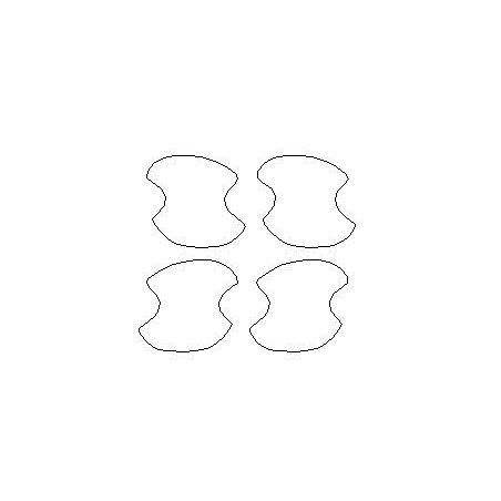 LEXUS CT 200h película protetora para puxador dedicada (2010-2022)