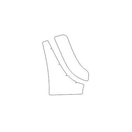 KIA CEED I spatbord deurstickers / beschermfolie (2006-2012)