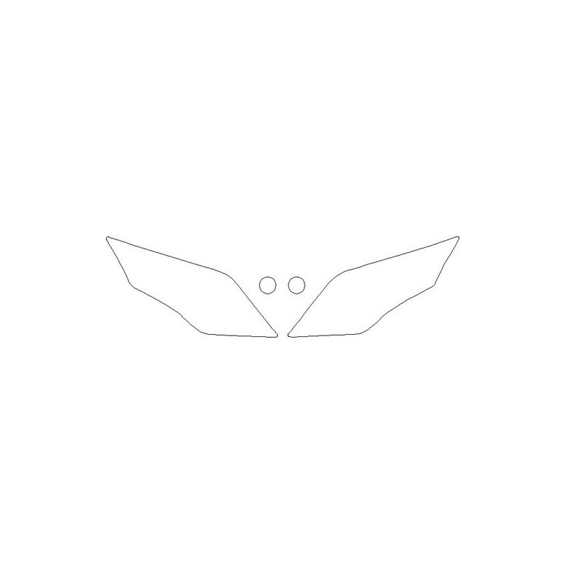 Renault Laguna III faróis / projetores / luzes dianteiras / películas de proteção de halogéneo (2007-2015)