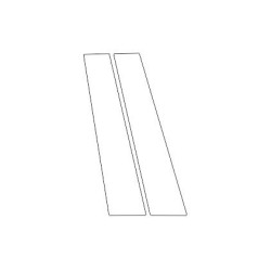 VW T-Roc før FL beskyttelsesfolie for B-stolper i piano black (2017-2021)