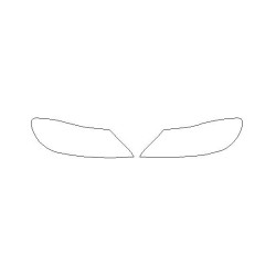 Mazda RX-8 μετά από FL προφυλακτήρες / μπροστινά φώτα προστατευτικά (2009-2012)