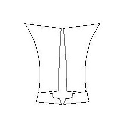 Volkswagen Arteon çamurluk ön koruma filmi (2017-) 