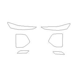 Ταινίες προστασίας για φανάρια Hyundai Santa Fe IV TM (2018-2019)