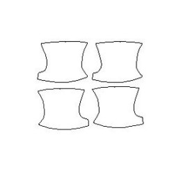 Προσαρμοσμένες προστατευτικές μεμβράνες για λαβές Kia Sorento III 3 (2014-2020)