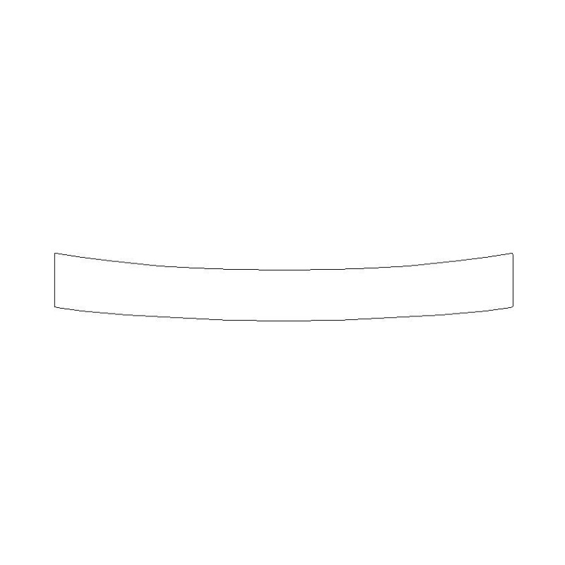 Προστατευτικό αυτοκόλλητο προστασίας πίσω προφυλακτήρα BMW X1 F48 (2015-2022)