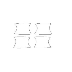 VW Caddy SB V películas de protección de manija de la puerta dedicada (2020-)