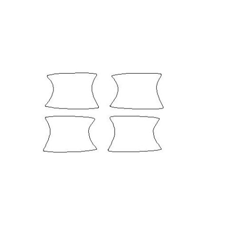 VW Caddy SB V ochranné fólie na kliky přizpůsobené (2020-)