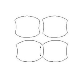 Alfa Romeo Giulia ajtófogantyúhoz készült védőfóliák (2015-)