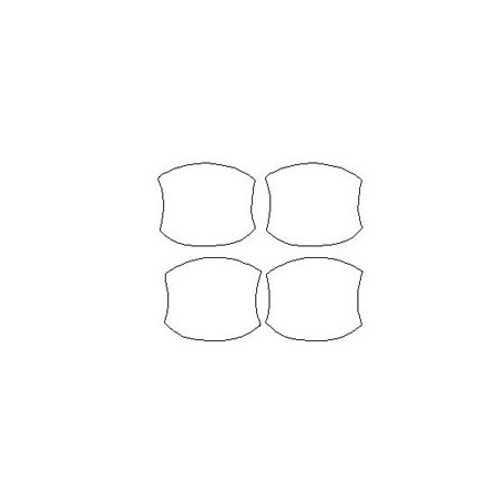 Pellicole di protezione per le maniglie delle portiere dell'Alfa Romeo Giulia (2015-)