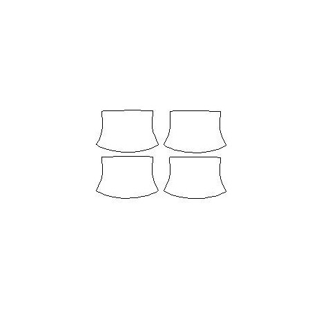 VW CC räätälöidyt kahvan suojatarrat / kalvot (2008-2016)