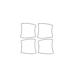 Peugeot 208 I védőfóliák ajtókilinccs alá dedikált (2012-2019)