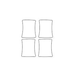 Peugeot 208 II beskyttelsesfilm til dørhåndtag dedikeret (2020-)