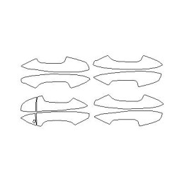 Mercedes GT AMG 4D koruma filmleri özel kolluklar için (2014-)