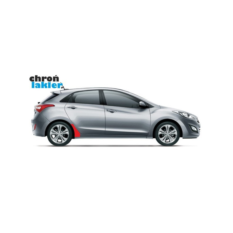 Hyundai i30 naklejki / folie ochronne błotnik tył