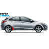 Hyundai i30 naklejki / folie ochronne błotnik tył