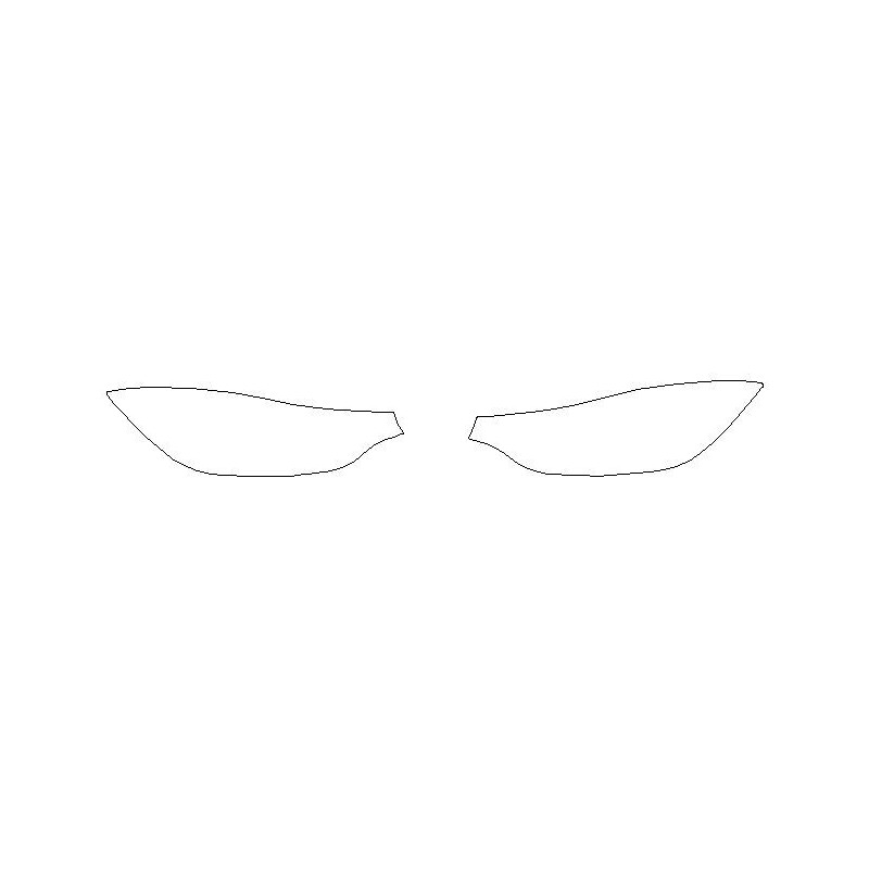 BMW 4 Gran Coupe F36 reflektory / lampy predné fólie ochranné (2014-2021)