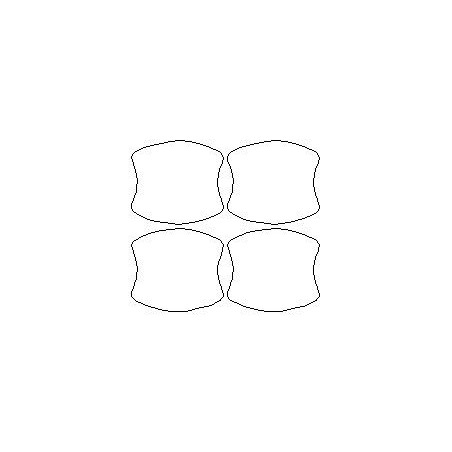 Προστατευτικά προσαρμοσμένα για το Volvo XC60 κάτω από τις λαβές (2008-2017)