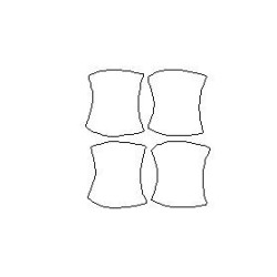 Mazda CX-3 I védelmi fóliák az ajtókilincs alá (2015-2021)