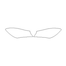 MERCEDES CLA C117 koplampen / voorlampen stickers / beschermfolie (2013-2019)