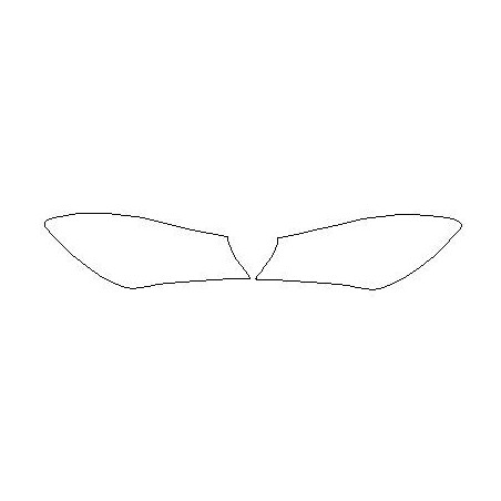 MERCEDES CLA C117 koplampen / voorlampen stickers / beschermfolie (2013-2019)