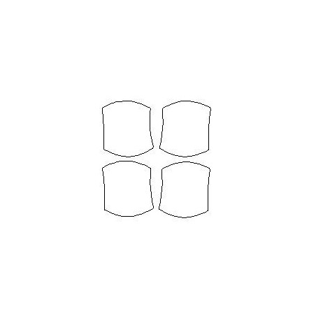 Υδύνται i30 III προστατευτικές μεμβράνες κάτω από τις χειρολαβές (2016-)