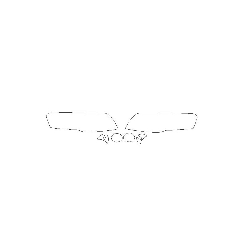 Audi A4 B7 beskyttelsesfolie til forlygter / forlygter (2004-2008)