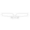 Audi A4 B7 beschermende folie voor koplampen / voorlampen (2004-2008)