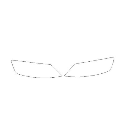 Folhas protetoras dos faróis / lanternas dianteiras Seat Alhambra II mk2 (2010-2020)