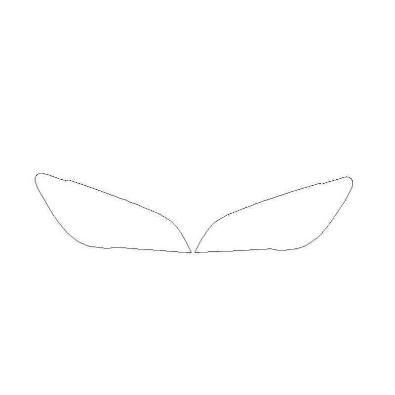 BMW 7 F01 F02 beskyttelsesfilm til forlygter / forlygter (2008-2015)