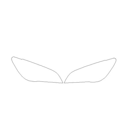 BMW 7 F01 F02 beskyttelsesfilm til forlygter / forlygter (2008-2015)