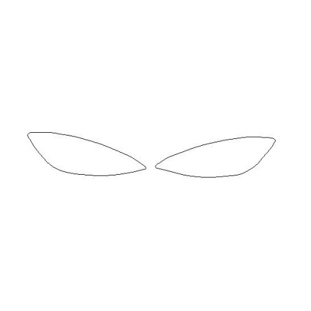 MAZDA 5 III (3) predné svetlomety / lampy ochranné fólie (2010-2017)