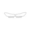 BMW 7 G11 G12 vordere Scheinwerfer / Frontlampen H7-Halogen Schutzfolien (2015-2018)