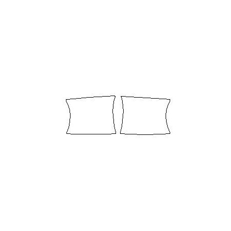 Films de protection des poignées de porte dédiés à Ford Mustang VI Facelift (2017-2023)