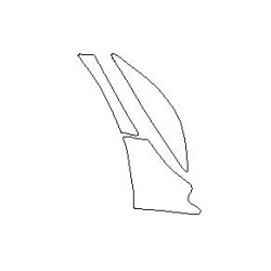 Audi RS6 C7 sárvédő / küszöb és ajtó védőfóliák (2011-2014)